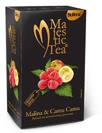 Ovocný čaj Malina - Camu camu 50 g Majestic Tea Biogena